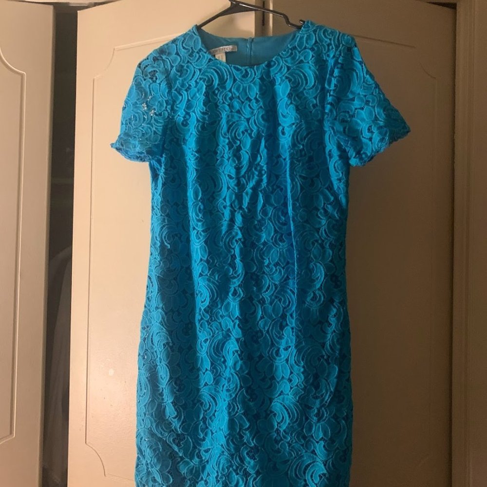 Maggy London Blue Dress US Size 12 NEW